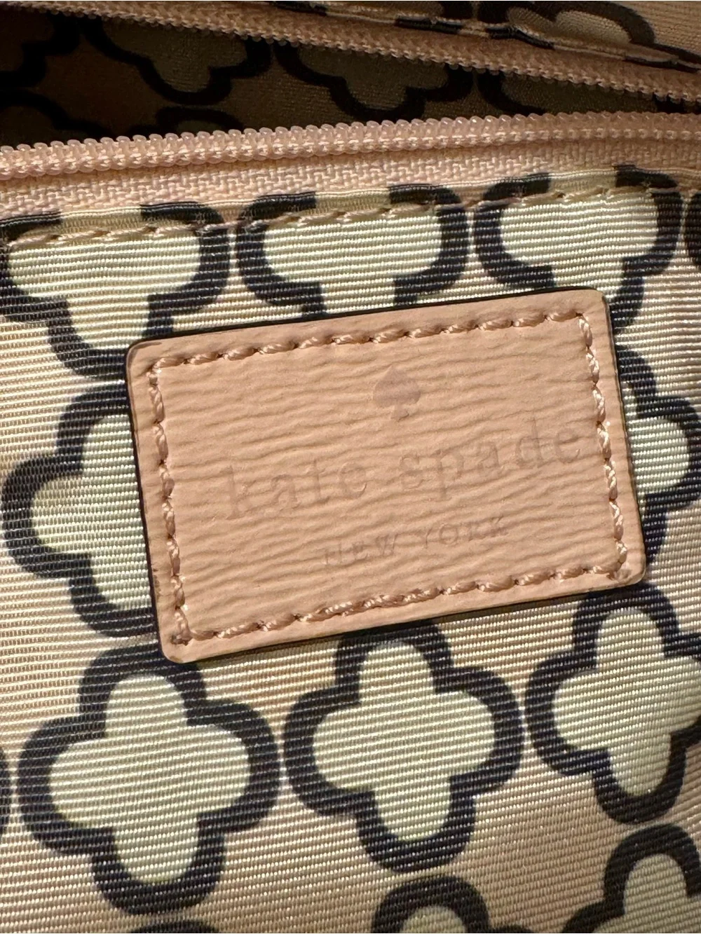 Kate Spade Beacon Court Jeanne Patent Satchel Bag - Blush Pink Bow (Like New)